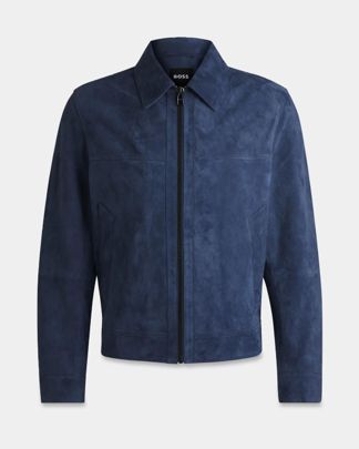 Купить Куртка кожаная HUGO BOSS