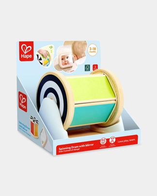 Купить Игрушка развивающая крутящийся барабан с зеркалом HAPE