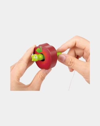 Купить Игрушка деревянная шнуровка веселые гусеницы HAPE