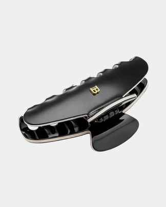 Купить Заколка-краб черно белая  размер l BALMAIN