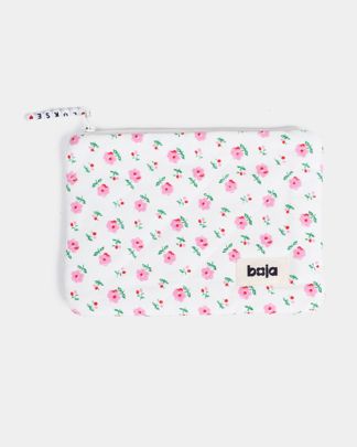 Купить Косметичка плоская с принтом love song средняя m Boja