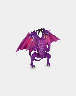 Купить Игрушка фигурка двуглавый дракон фиолетовый MASAI MARA