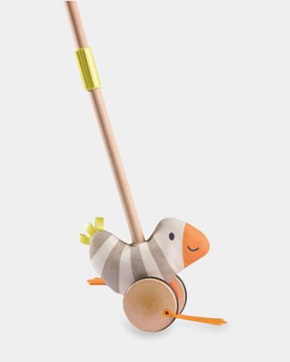 Купить Детская игрушка каталка с ручкой учимся ходить HAPE