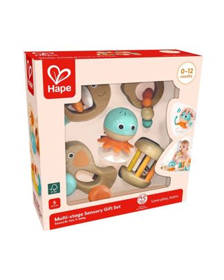 Купить Подарочный набор игрушек погремушек для малышей HAPE