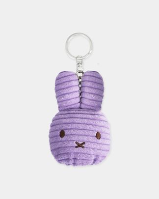 Купить Miffy flat keychain eco corduroy 10 cm - 4 lilac Bon Ton Toys