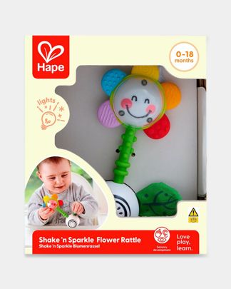 Купить Погремушка светящийся цветок HAPE