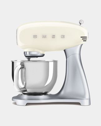 Купить Планетарный миксер кремовый, 4.8л 3 насадки SMEG
