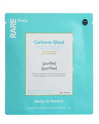 Купить Очищающая тканевая маска для лица carbone glace RARE Paris