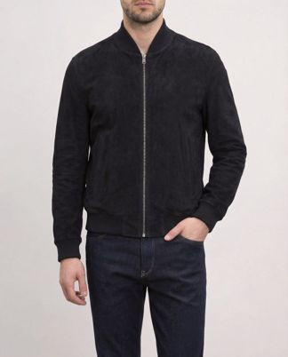 Купить Куртка кожаная HUGO BOSS