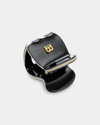 Купить Заколка-краб черно- белый размер хs BALMAIN