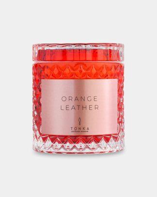 Купить Свеча  орандж лезер стакан оранж тубус TONKA