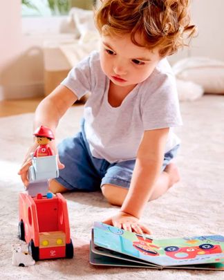 Купить Игровой набор "играем вместе" пожарная машина HAPE