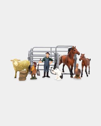 Купить Игрушки фигурки  на ферме 8 предметов MASAI MARA