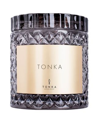 Купить Свеча аромат «тонка»  стакан серый(коробка фирм.) TONKA