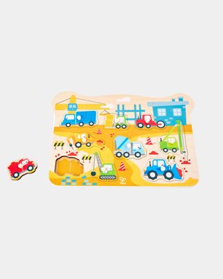 Купить Головоломка вкладыши строительные машины HAPE