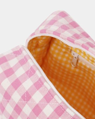 Купить Косметичка клетчатая pink rose мини s Boja