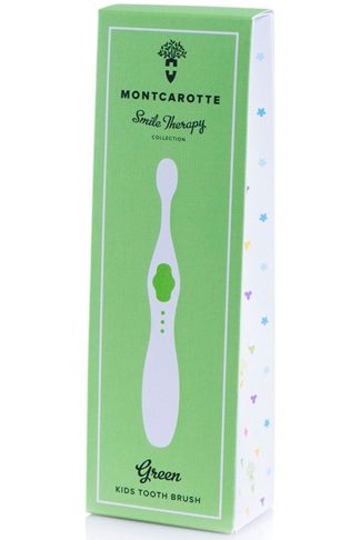 Купить Детская кисть для зубов зеленый  мягкая MontCarotte