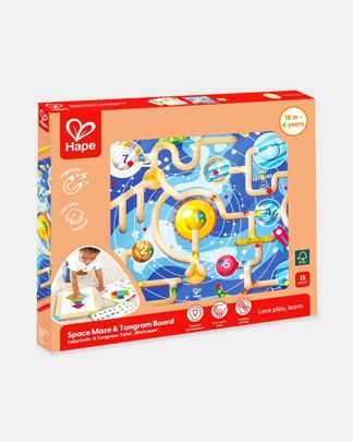 Купить Головоломка космический лабиринт и танграм HAPE