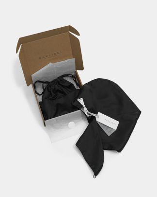 Купить Полотенце-тюрбан для сушки волос цв.черный Barliani