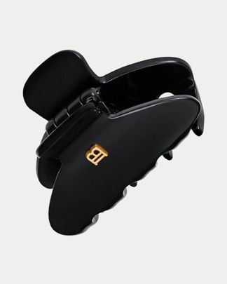 Купить Заколка-краб черный размер s BALMAIN