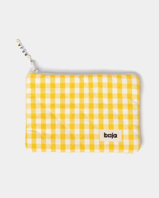 Купить Косметичка плоская клетка солнечная калифорния m Boja