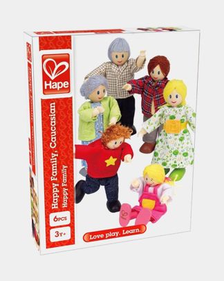 Купить Набор мини-кукол счастливая семья европейская HAPE
