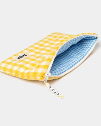 Купить Косметичка плоская клетка солнечная калифорния m Boja