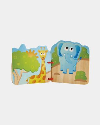 Купить Игрушка - детская книга дикие животные HAPE