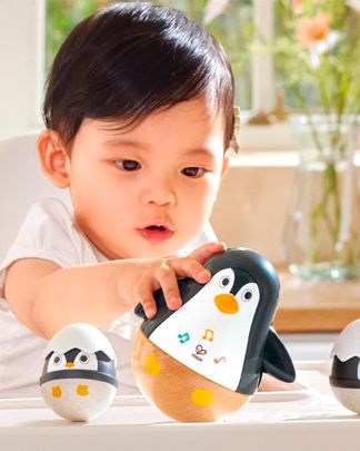 Купить Развивающая игрушка "малышам" семья пингвинов HAPE