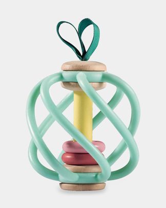 Купить Серия пастель игрушка погремушка яблоко HAPE