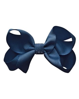 Купить Заколка-зажим "boutique bow", средняя,темно-синяя MILLEDEUX