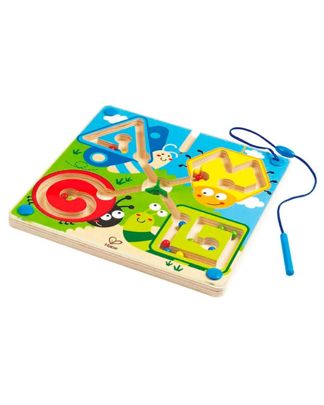 Купить Магнитный лабиринт с шариком жуки учим цвета HAPE