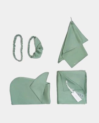 Купить Набор полотенец цв. зеленый Barliani