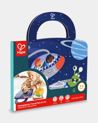 Купить Игровой набор юный пикассо укрась фольгой космос HAPE