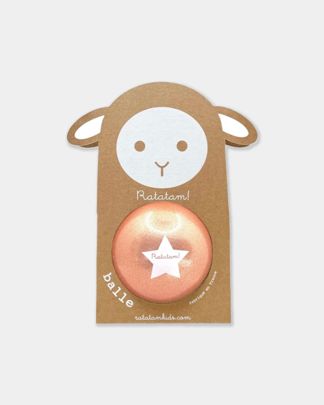 Купить Мяч ballon mouton paillete 10 cm - cuivre RATATAM