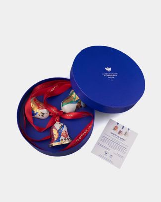 Купить Набор елочных игрушек ИМПЕРАТОРСКИЙ ФАРФОРОВЫЙ ЗАВОД