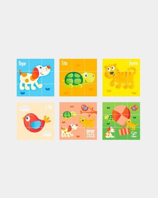 Купить Кубики лили 9 элементов HAPE