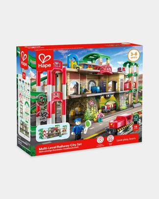 Купить Игровой набор  "многоуровневая железная дорога" HAPE