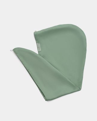 Купить Полотенце-тюрбан для сушки волос цв. зеленый Barliani