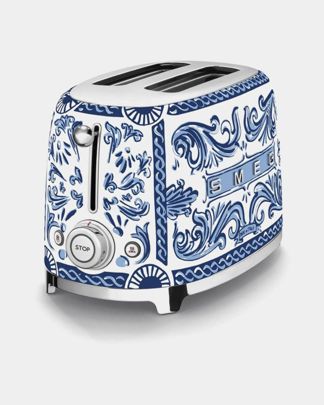 Купить Тостер на 2 ломтика, d&g blu mediterraneo SMEG