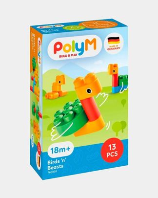 Купить Конструктор детский  "птицы и звери" 13 элементов HAPE