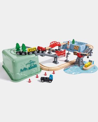 Купить Игровой набор "железная дорога" портовая станция HAPE