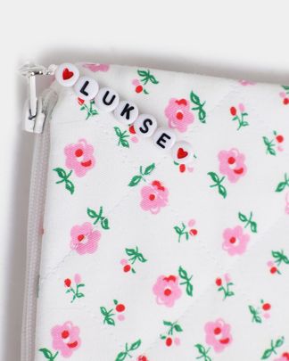 Купить Косметичка плоская с принтом love song средняя m Boja