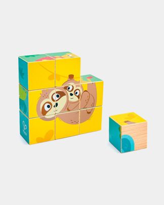 Купить Игровой набор кубики дикие животные HAPE