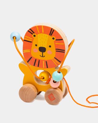 Купить Игрушка в мире животных каталка львенок HAPE