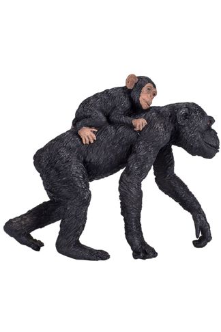 Купить Шимпанзе с детенышем amw2113 KONIK