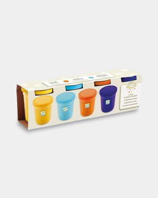 Купить Набор для лепки серии play dough 4 ярких цвета DJECO