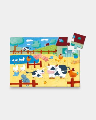 Купить Пазл коровы на ферме 24 дет. DJECO