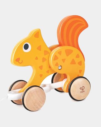 Купить Каталка для малышей серия "зверики", белочка HAPE