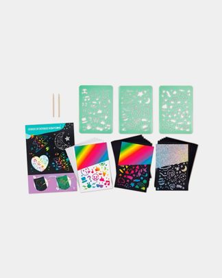 Купить Набор для творчества радужные блестки HAPE